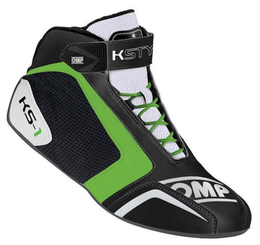 omp-ks-1-kart-racing-shoe-black/Green_Image